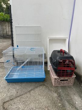 Kit coelho/roedor - gaiola, ração, caixa de transporte?
