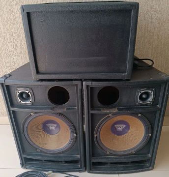 Caixa de Som Trio Completa para Eventos