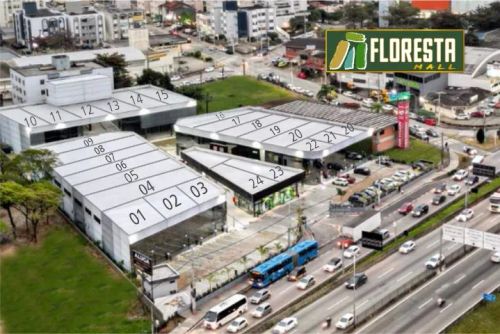 Lojas para Locação BR 101 Barreiros - Floresta Mall - Melhor localização Gde Florianópolis