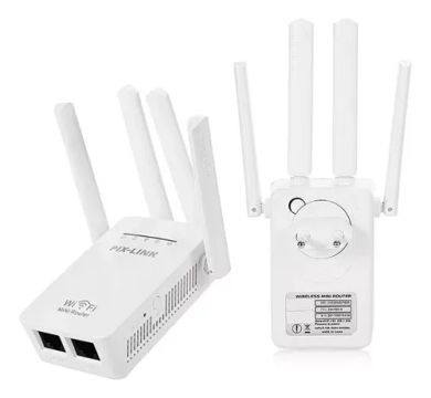 Repetidor Wifi 2800m 4antenas Amplificador De Sinal Roteador