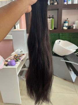 Cabelo Humano Virgem - 100% Natural - Longo e Sedoso!