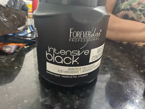Máscara para cabelos pretos - Intensive Black - Forever Liss