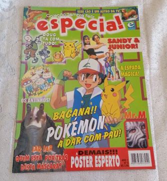 Revista Coleção Sempre Feliz Especial Pokémon Sandy E Júnior Ano 1 Nº 3