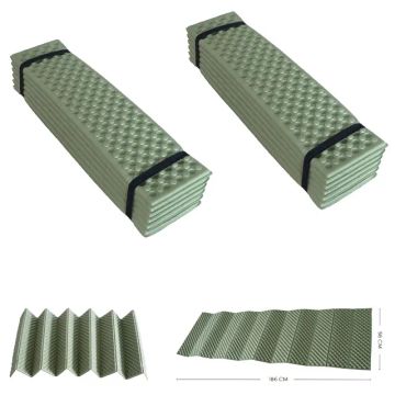 Kit com 2 isolantes termicos dobravel Azteq Thor ultra leve 8mm 250g XPE