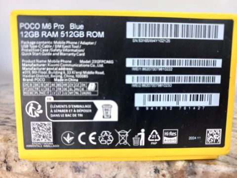 Vendo Poco M6 pro 12 GB RAM/ 512 GB