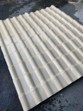 Telha PVC 198x88 marfim precon