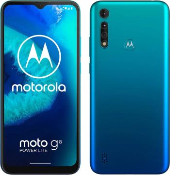 Motorola Moto G8 Power Lite - Azul - Novo