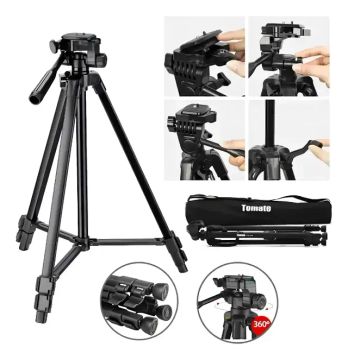Tripé Profissional Para Camera, Celular 1,80mt, Mtg-3018 Com Suporte Celular Smartphone