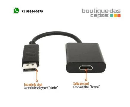 Cabo DisplayPort x hdmi MTV-602 tomate pc notebook