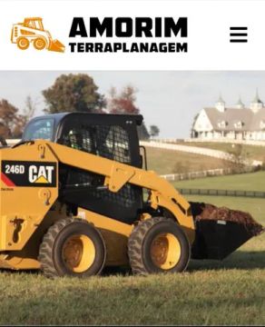 Escavadeira Bobcat terraplanagem 