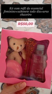 Kit Essencial Feminino com Urso