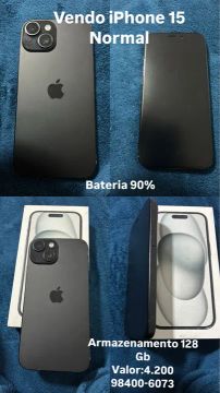 Vendo iPhone 15 Normal
