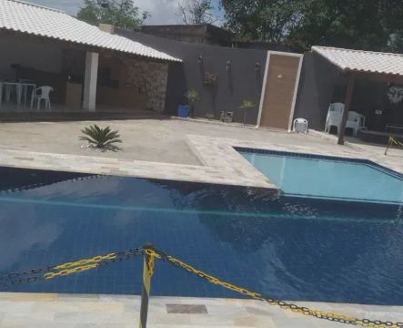 Sitio com Porteira fechada , Área com salão de festas e piscina   com 1319m². G28ve. TQTkH