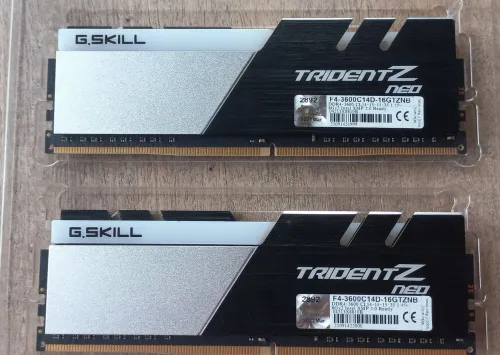RAM CL 14, 3600mhz G.Skill Trident Z Neo (2x8GB) DDR4