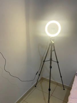 Ring light + tripé