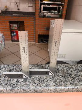 Jogo de Esquadro de Aço Inox - Starrett 