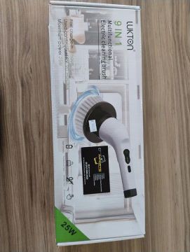 Escova Elétrica Multifuncional 9 em 1 - Limpeza Completa!