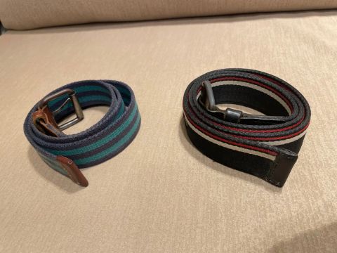 2 Cintos de tecido 