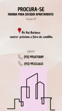 Menina para dividir apartamento