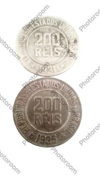 Moedas 200 Réis 1931 e 1935
