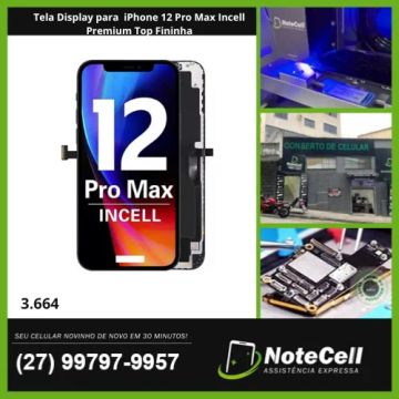 Tela Display Para iPhone 12 Pro Max Incell Premium Fininha- Instalação Expressa Em 30min!