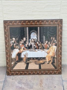 Quadro Azulejo Santa Ceia