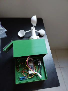 Anemômetro para medição de vento