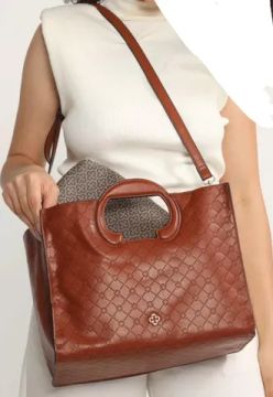 Bolsa Capodarte Monograma Caramelo