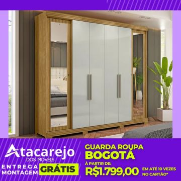 Guarda Roupa Casal Entrega e Monta Grátis 