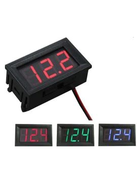 Medidor de Voltímetro Digital LED 12V para Carro