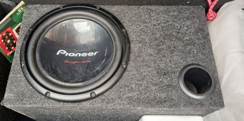 Caixa de som e Subwoofer Pioneer Champion series 12 e módulo Roadstar 1500W polegadas