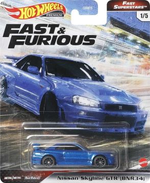 Hot Wheels Fast Furious Nissan Skyline Gt R34