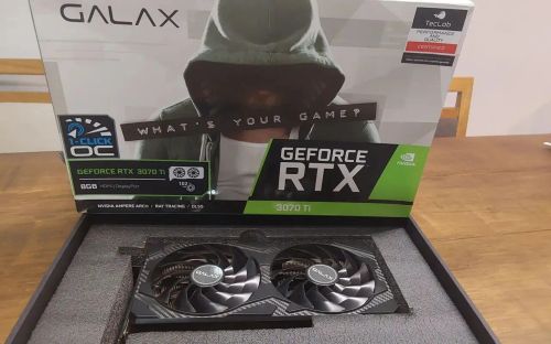 Placa de Vídeo Galax GeForce RTX 3070 Ti 8GB
