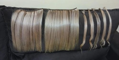 Mega Hair 100% Humano - Loiro  - 50cm
