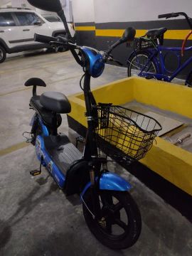 Bicicleta elétrica bateria removível não necessita CNH ou acc 