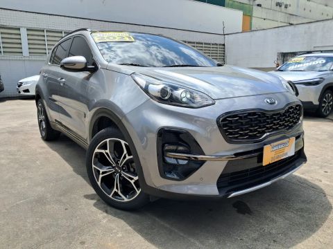 SPORTAGE EX 2.0 AUTOMÁTICO TOP DE LINHA C/COURO, MULTIMÍDIA E TETO SOLAR 2021