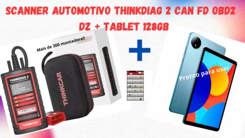 Scanner automotivo Thinkdiag 2  Can fd obd2   DZ 