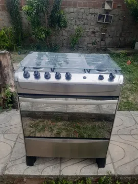 Fogão Atlas inox 5 bocas top acendimento automático entrega grátis pra toda João Pessoa