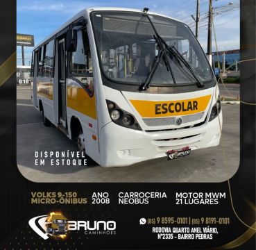 Micro ônibus 9.150 / Ano (2008) 