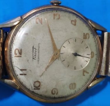 Relógio Tissot manual anos 50 máquina ótimo estado, funcionando