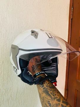 Capacete ls2 aberto of559 raridade bem novo