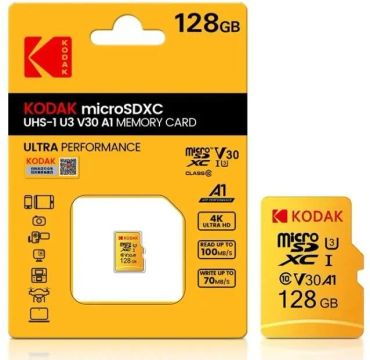 Cartão de Memória 128gb MicroSD Xc Kodak