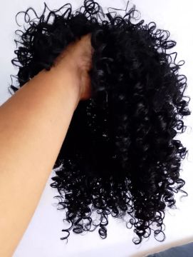 Peruca de cabelo Sintético 