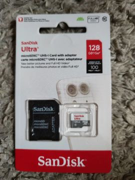Cartão de Memória SanDisk Ultra 128GB microSDXC UHS-I
