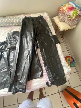 Capa de Chuva Conjunto Completo Pvc para Motocicleta