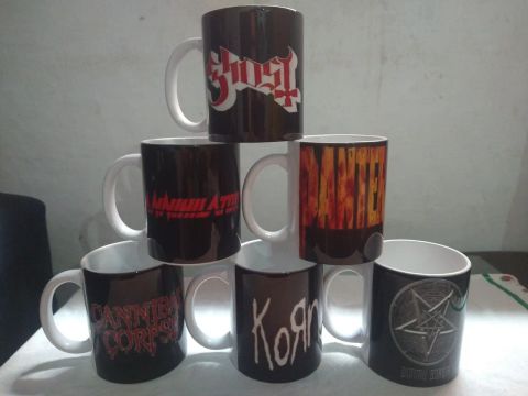 Canecas Metaleiros (Heavy, Thrash, Death, Black Metal)