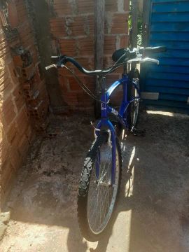 Bicicleta Aro 26 cor azul