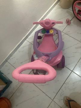Triciclo infantil rosa 