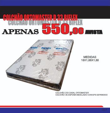 Colchão Casal D33 ortomaster 