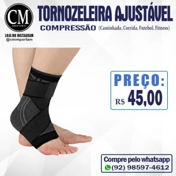 Tornozeleira Ortopédica Ajustável Esportiva.